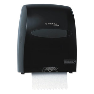 Sanitouch Hard Roll Towel Dispenser, 12 63/100w x 10 1/5d x 16 13/100h, Smoke by KIMBERLY CLARK