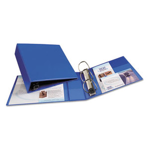 Avery 79883 Heavy-Duty Binder with One Touch EZD Rings, 11 x 8 1/2, 3" Capacity, Blue by AVERY-DENNISON