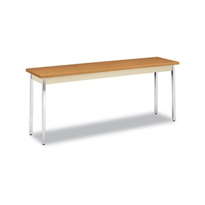 HON COMPANY UTM1872CLCHR Utility Table, Rectangular, 72w x 18d x 29h, Harvest/Putty by HON COMPANY