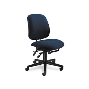 7700 Series Asynchronous Swivel/Tilt Task Chair, Seat Glide, Blue by HON COMPANY