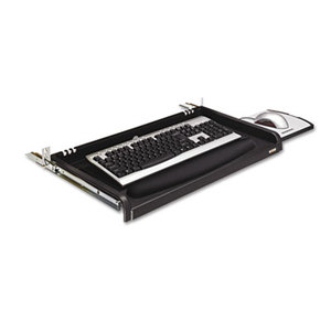 3M KD45 Under Desk Keyboard Drawer, 23w x 14d, Black by 3M/COMMERCIAL TAPE DIV.