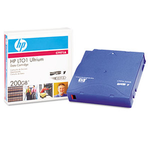 1/2" Ultrium LTO-1 Cartridge, 1998ft, 100GB Native/200GB Compressed Capacity by HEWLETT PACKARD COMPANY