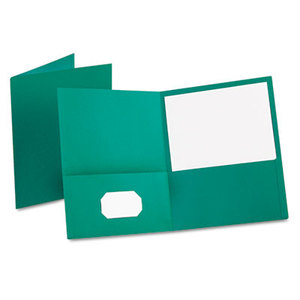 ESSELTE CORPORATION 57555 Twin-Pocket Folder, Embossed Leather Grain Paper, Teal by ESSELTE PENDAFLEX CORP.