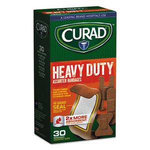 Medline Industries, Inc CUR14924 Heavy Duty Bandages, Assorted Sizes, 30/Box by MEDLINE INDUSTRIES, INC.