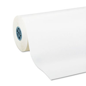 Kraft Paper Roll, 40 lbs., 24" x 1000 ft, White by PACON CORPORATION