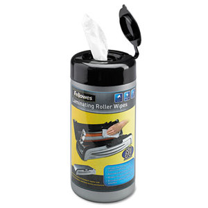 Fellowes, Inc 5703702 Laminating Roller Wipes, For Jupiter & Venus Laminators, 50/Canister by FELLOWES MFG. CO.