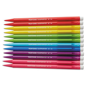 Sharpwriter Mechanical Pencil, HB, 0.7 mm, Assorted Color Barrels, 12 Per Pack by SANFORD