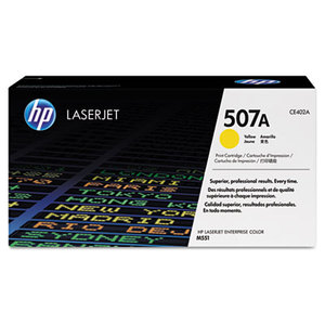 Hewlett-Packard CE402AG CE402A-G (HP 507A) Government Toner, 6,000 Page Yield, Yellow by HEWLETT PACKARD