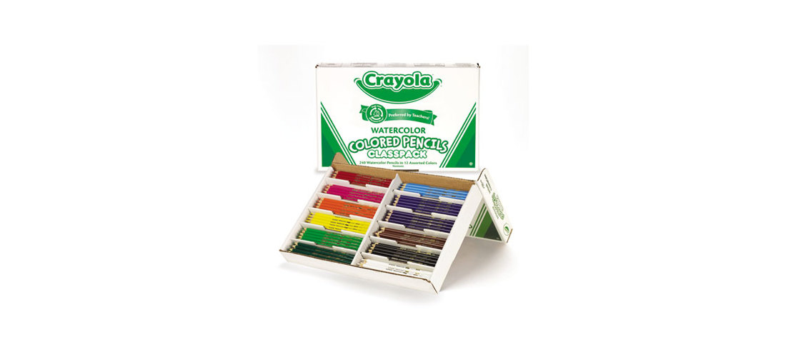 Crayola Watercolor Colored Pencils, 12 Count Use Wet or Dry 