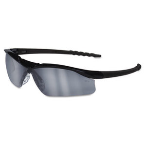 MCR Safety DL119AF Dallas Wraparound Safety Glasses, Black Frame, Gray Indoor/Outdoor Lens by MCR SAFETY