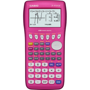 Casio Computer Co., Ltd FX-9750GII-PK FX-9750GII Graphing Calculator (Pink)