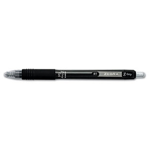 ZEBRA PEN CORPORATION 42410 Z-Grip Retractable Gel Pen, Black Ink. Medium, Dozen by ZEBRA PEN CORP.