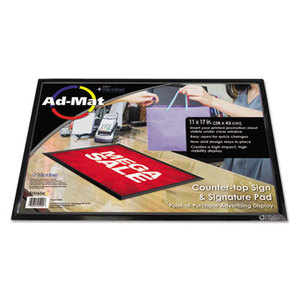 Artistic Products, LLC 25201 AdMat Counter Mat, 11 x 17, Black Base by ARTISTIC LLC
