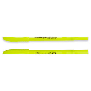 Sanford, L.P. 1780473 Gel Highlighter, Fluorescent Yellow, Bullet, 2 per Pack by SANFORD