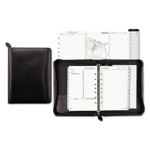 DAYTIMER'S INC. D41745 Recycled Bonded Leather Starter Set, 5 1/2 x 8 1/2, White by DAYTIMER'S INC.