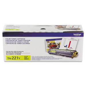 Brother Industries, Ltd BRT-TN221Y TN221Y Toner, Yellow by BROTHER INTL. CORP.