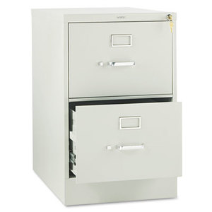 HON COMPANY 312CPQ 310 Series Two-Drawer, Full-Suspension File, Legal, 26-1/2d, Light Gray by HON COMPANY