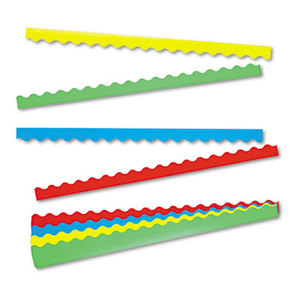 Terrific Trimmers Border Variety Pack, 2 1/4 x 39, Assorted Colors, 48/Set by TREND ENTERPRISES, INC.