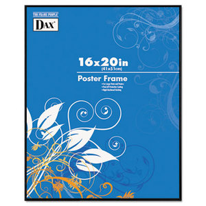 DAX MANUFACTURING INC. N16016BT Coloredge Poster Frame, Clear Plastic Window, 16 x 20, Black by DAX MANUFACTURING INC.