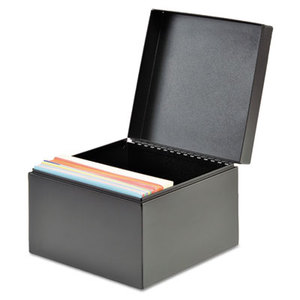 Index Card File Holds 500 4 x 6 cards, 6 3/4 x 4 1/5 x 5 by MMF INDUSTRIES