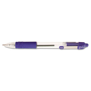 Z-Grip Retractable Ballpoint Pen, Blue Ink, Medium, Dozen by ZEBRA PEN CORP.