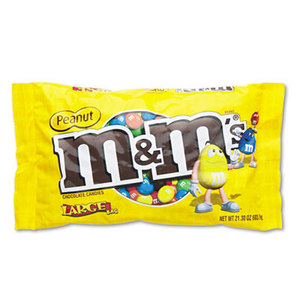 Milk Chocolate/Candy Coated Peanuts, 19.2oz Pack by MARS, INC.