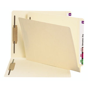 SMEAD MANUFACTURING COMPANY 34125 Heavyweight Folders, Two Fasteners, End Tab, Letter, 11 Point Manila, 250/Box by SMEAD MANUFACTURING CO.