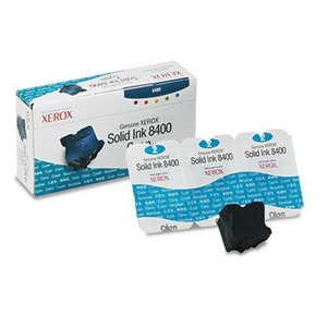 Xerox Corporation 108R00605 108R00605 Solid Ink Stick, 1,133 Page-Yield, 3/Box, Cyan by XEROX CORP.