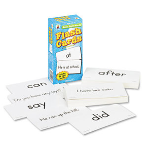 Flash Cards, Basic Sight Words, 3w x 6h, 102/Pack by CARSON-DELLOSA PUBLISHING