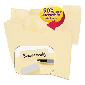 SMEAD MANUFACTURING COMPANY 10380 Erasable SuperTab File Folders, Letter, Manila, 24/Set by SMEAD MANUFACTURING CO.