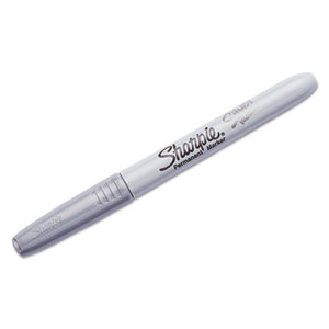 Sanford, L.P. 39109PP Metallic Permanent Marker, Fine Point, Metallic Silver, 4/Pack by SANFORD