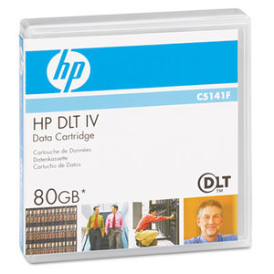 Hewlett-Packard C5141F 1/2" DLT-4 Cartridge, 1828ft, 20GB Native/40GB Compressed Capacity by HEWLETT PACKARD COMPANY