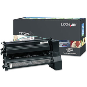 Lexmark International, Inc C7700KS C7700KS Toner, 6000 Page-Yield, Black by LEXMARK INT'L, INC.