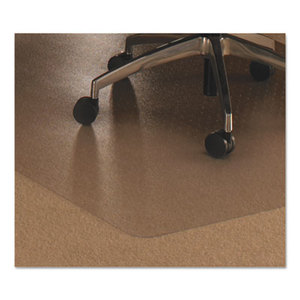 Floortex 1113423ER Cleartex Ultimat Polycarbonate Chair Mat for Low/Medium Pile Carpet, 48 x 53 by FLOORTEX