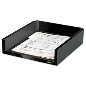 Fellowes, Inc FEL8038501 Designer Suites Desk Tray, Plastic, Black Pearl by FELLOWES MFG. CO.