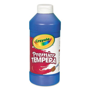 BINNEY & SMITH / CRAYOLA 541216042 Premier Tempera Paint, Blue, 16 oz by BINNEY & SMITH / CRAYOLA