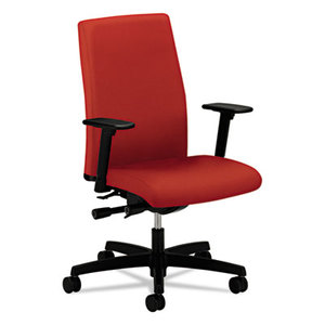 HON COMPANY HONIW104CU42 Ignition Series Mid-Back Work Chair, Poppy Fabric Upholstery by HON COMPANY