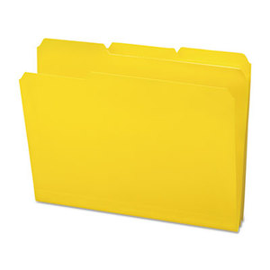 SMEAD MANUFACTURING COMPANY 10504 Waterproof Poly File Folders, 1/3 Cut Top Tab, Letter, Yellow, 24/Box by SMEAD MANUFACTURING CO.