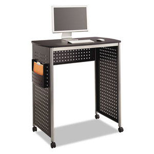 Safco Products 1908BL Scoot Stand-Up Workstation, 39 1/2w x 23 1/4d x 42h, Black by SAFCO PRODUCTS