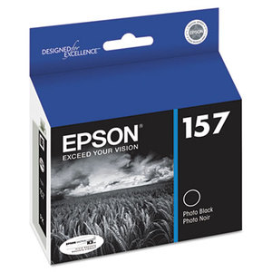 Epson Corporation T157120 T157120 UltraChrome K3 Ink, Photo Black by EPSON AMERICA, INC.