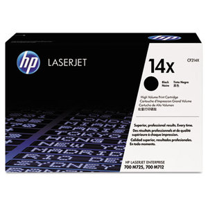 Hewlett-Packard CF214X HP 14X, (CF214X) High Yield Black Original LaserJet Toner Cartridge by HEWLETT PACKARD COMPANY