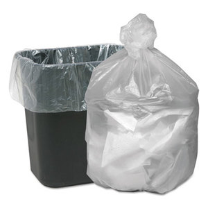 WEBSTER INDUSTRIES GNT2424 High Density Waste Can Liners, 7-10gal, 5mic, 24 x 23, Natural, 1000/Carton by WEBSTER INDUSTRIES