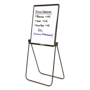 Quartet 101EL Ultima Presentation Easel, 27 x 34, White Surface, Black Frame by QUARTET MFG.