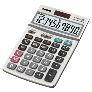 Casio Computer Co., Ltd JF-100MS JF-100MS 10 Digit Desktop Calculator with Extra Large Display