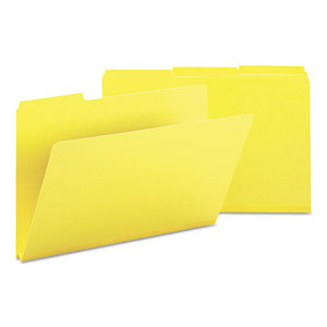 SMEAD MANUFACTURING COMPANY 22562 Recycled Folder, One Inch Expansion, 1/3 Cut Top Tab, Legal, Yellow, 25/Box by SMEAD MANUFACTURING CO.