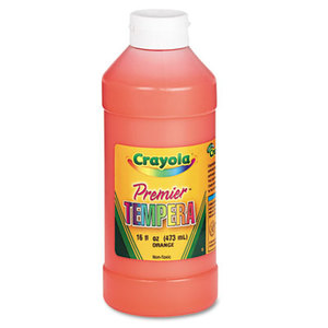 BINNEY & SMITH / CRAYOLA 541216036 Premier Tempera Paint, Orange, 16 oz by BINNEY & SMITH / CRAYOLA