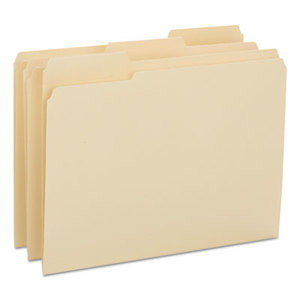 SMEAD MANUFACTURING COMPANY 10434 Reinforced Tab Manila File Folder, 1/3 Cut Top Tab, Letter, 100/Box by SMEAD MANUFACTURING CO.