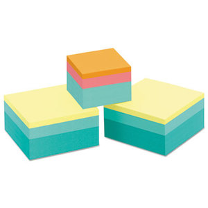 3M 2053-SPVAD Original Cubes, One 2 x 2: 360/Pad, Two 3 x 3: 400/Pad, Emerald Wave by 3M/COMMERCIAL TAPE DIV.