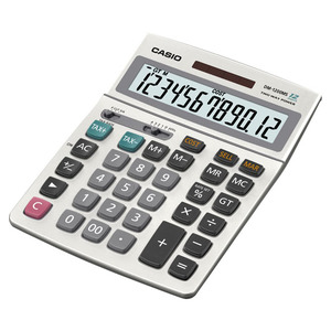 DM-1200MS 12 Digit Desktop Calculator with Extra Large Display