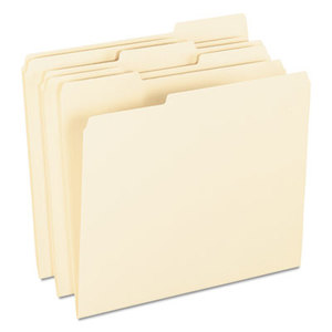 Cardinal Brands, Inc 62699 Top Tab File Folders, 1/3 Cut Top Tab, Letter, Manila, 100/Box by ESSELTE PENDAFLEX CORP.